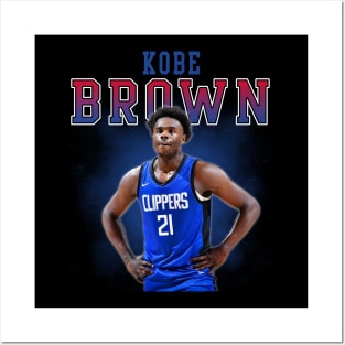 Kobe Brown Posters and Art